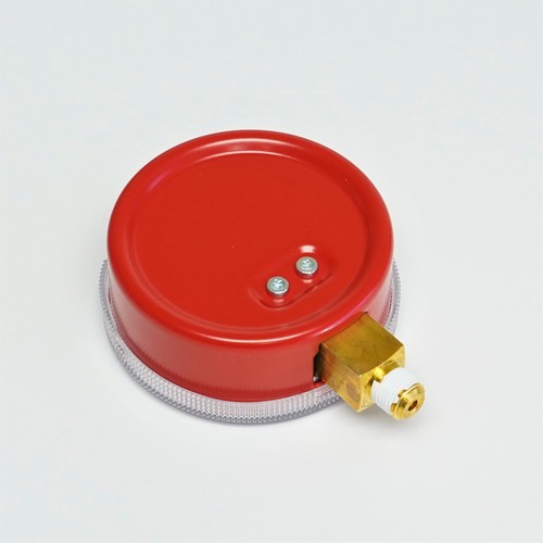 Yellow Jacket 49035 Manifold 2-1/2" Red Pressure Gauge for R-410A - Picture 4 of 6