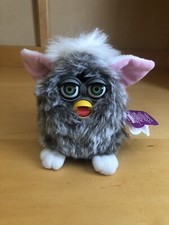 Owl Long Grey Hair Furby With Green Eyes. 1998 70 800