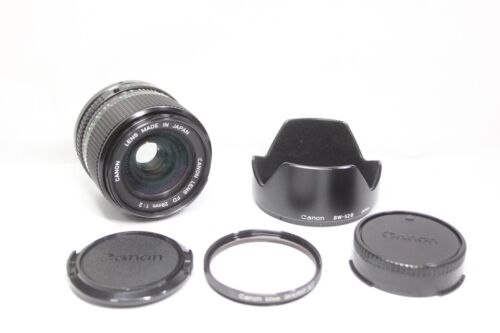 Canon Nowa lustrzanka szerokokątna FD 28mm F/2 MF Prime Lens wyprodukowana w Japonii - Zdjęcie 1 z 16