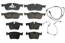 For Range Rover Evoque Front & Rear Brake Pad Set OEM w/ Sensor 16-19