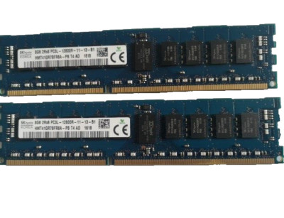 16GB (2x 8GB) 2Rx8 PC3L-12800R 1600MHz 1,35V REG HMT41GR7BFR8A-PB Server RAM