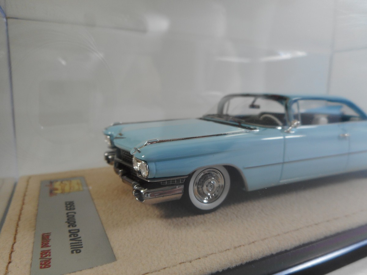 Stamp Models 1:43 1959 Cadillac Coupe DeVille Breton Blue