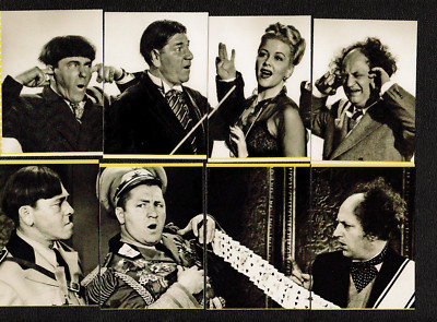 2017 RRParks The Three Stooges Complete set of 8 Pain O Rama Cards
