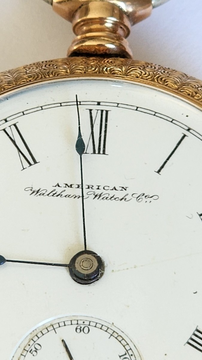 1893年製造】稼働 AMERICAN Waltham Watch Co ウォルサム 手巻き 懐中