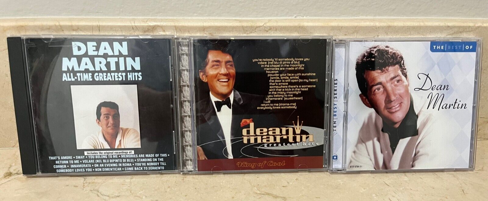 Dean Martin CD Lot Of 3 , The Best Of, Greatest Hits, All-Time Greatest Hits
