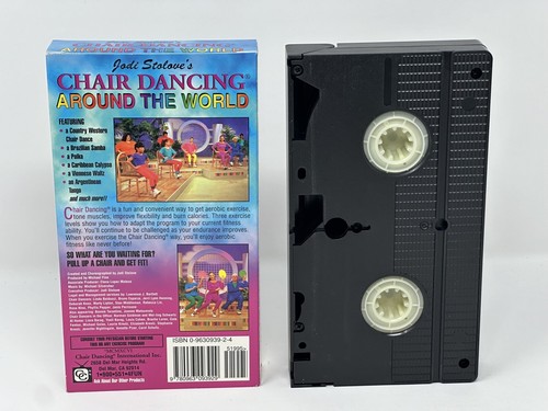 Jodi Stolove's Chair Dancing VHS Tape Lot of 2 - Around the World - Picture 7 of 8
