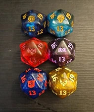 MTG Oversized Big Spindown Bundle Dice Strixhaven Transformers Dominaria MOM Lot