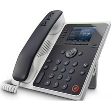 Poly Edge E220 IP Phone   PoE-Enabled with Power Supply 89B50AA ABA 