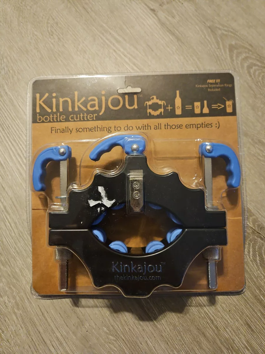 SEALED Kinkajou Glass Bottle Cutter Cutting Tool DIY Black Blue