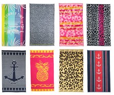 Strandtuch Velours 90x165 cm Badetuch Strandlaken 100% Baumwolle Frottee P.K.