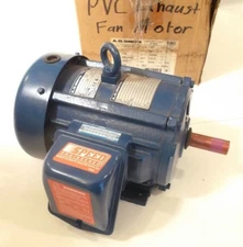 A.O. Smith E164 Electric Motor 1 HP -  3 Phase - 1755 RPM - 230V/460V - 143T - 