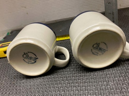 Gibson USA vintage 8 oz coffee mugs/ set of 2 pre owned free shipping - Picture 4 of 5