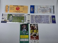 ​Lot 6 College Football Ticket Stubs Notre Dame Temple Duke 1978-2012 NCAA