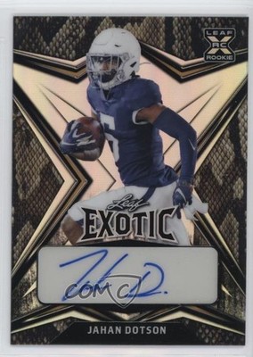 2022 Leaf Exotic Snakeskin 2/10 Jahan Dotson #EA-JD3 Rookie Auto RC 0u66
