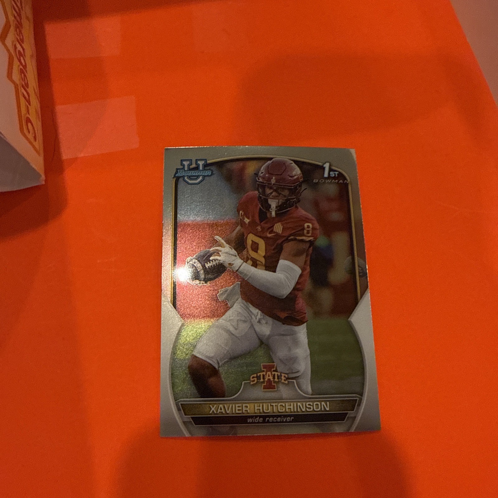 2022 Bowman University Chrome - Xavier Hutchinson #32 (RC) Houston Texans