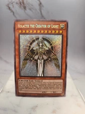 Holactie the Creator of Light - Secret Rare Yugioh Custom Egyptian God Card