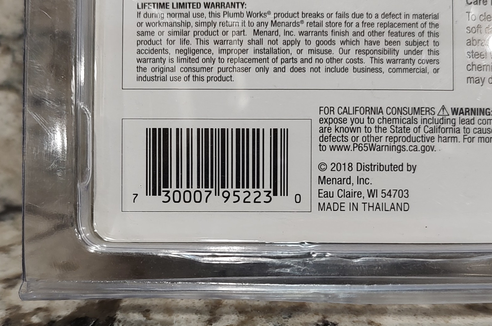 PLUMB WORKS decorative trim for cable Drive bath drain - BRONZE FINISH