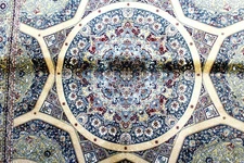 4X6 SPECTACULAR NEW 1000KPSI HI QLTY POWER LOOMED SILK GONBAD DESIGN TURKISH RUG