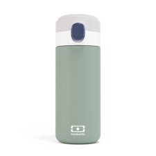 MONBENTO Kinder Trinkflasche POP Grün  360ml Edelstahl Isotherm Auslaufsicher