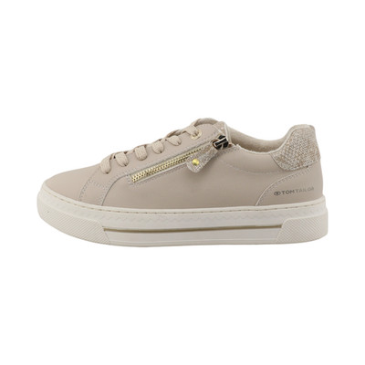 Tom Tailor  Damenschuhe sportlicher Schnürer Beige Freizeit