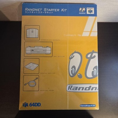 MINT Nintendo 64DD Disk Drive Console System box 7 games From