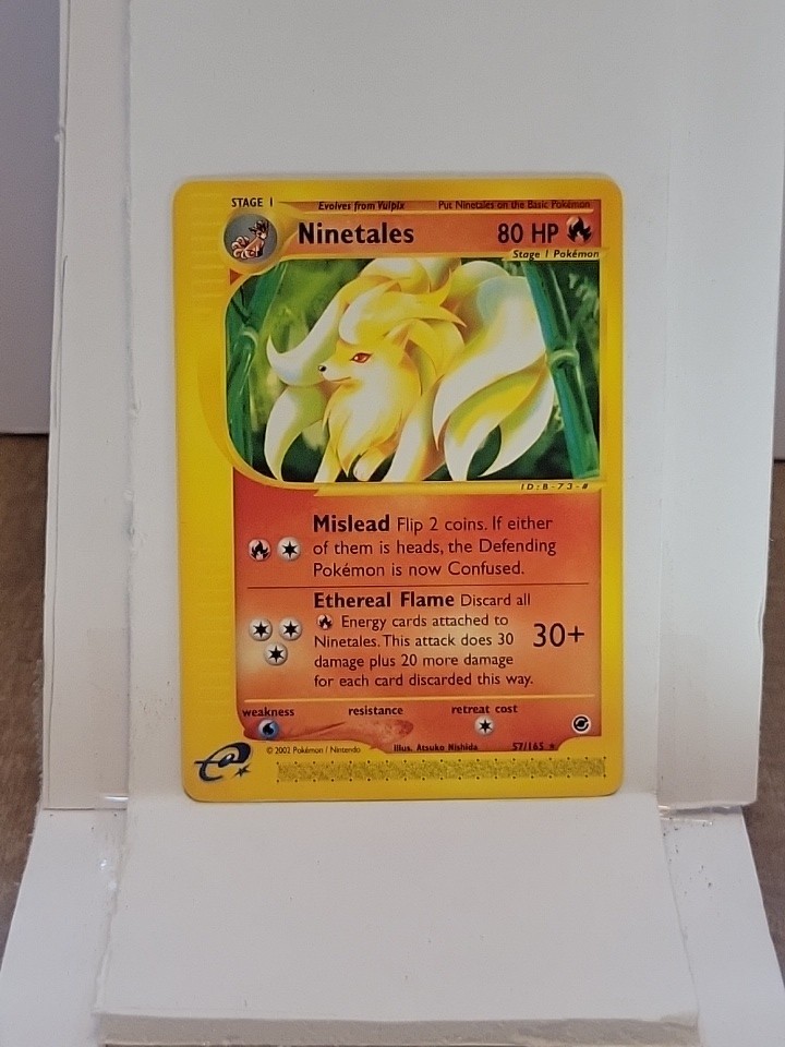 Ninetales 57/165 Expedition 2002 Pokemon Card Rare LP - NM