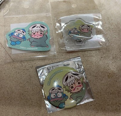 Sanrio x BLEACH Sticker Clip Can Badge Nelliel
