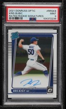 2021 Donruss Optic Rated Rookie Signatures Kris Bubic PSA 9 MINT Auto 0e2x
