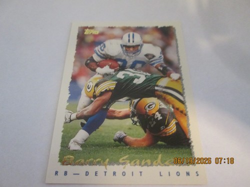 Barry Sanders #110 1995 Topps card