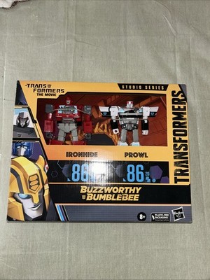 NEW Transformers The Movie Studio Series Ironhide & Prowl Buzzworthy Bumblebee