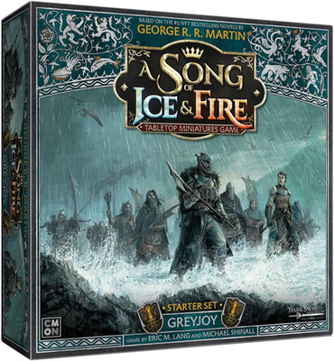 A Song of Ice and Fire Tabletop Miniatures Game House Greyjoy Starter Set - Rule