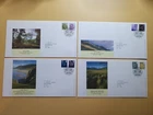 2007 ENGLAND SCOTLAND WALES NORTHERN IRELAND SET OF 4 REGIONAL FDCS #3052
