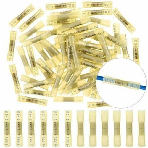 Heat Shrink Connectors-200PCS Boxed 3:1 Waterproof Assortment 3 Colors Free Ship - Picture 7 of 45