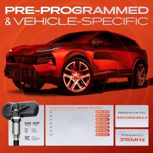 Pre-Programmed TPMS Sensors with 315MHz Frequency for Jaguar XF 2009-2015 - Imagem 3 de 4