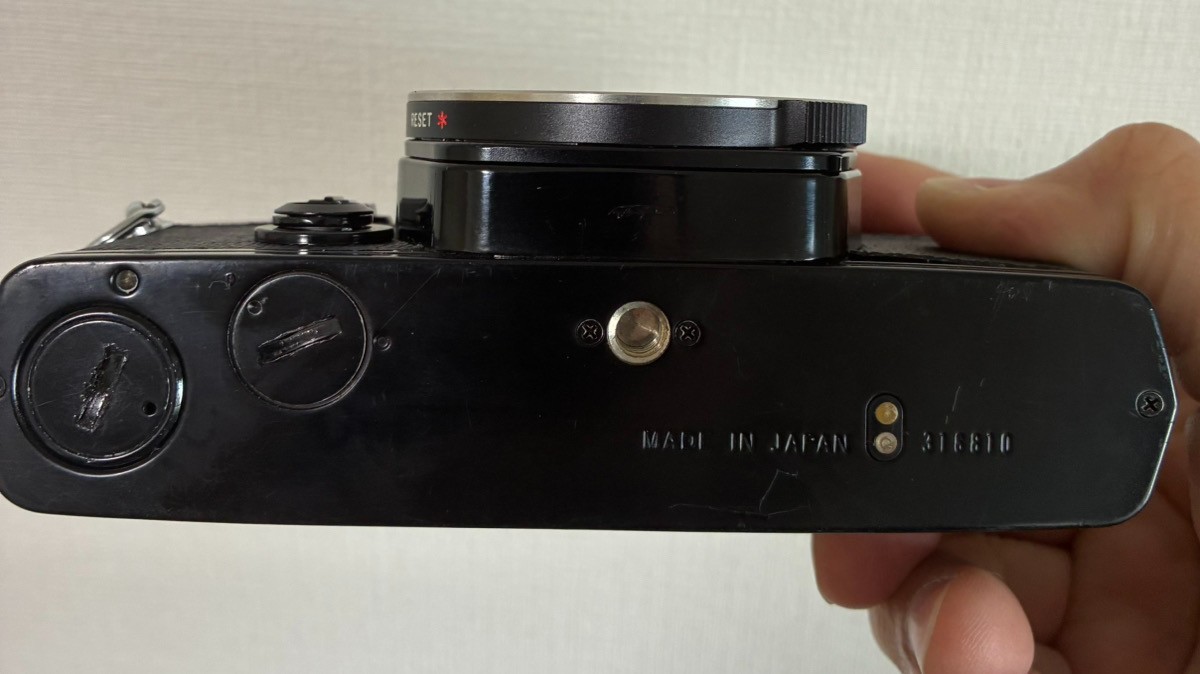 Near MINT w/ Strap】 Olympus OM-2 Black SLR Camera 50mm F1.4 Lens
