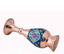 Copper Vase,  16 Cm, Persian Style,  Naghsh 2