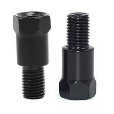 SEMIMO Motorcycle Mirror Mount Adapter Height 10mm RH to 10mm RH 2Pcs 