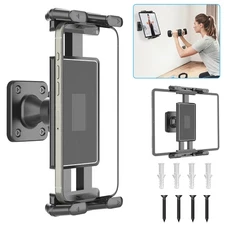 Tablet Phone Wall Mount Holder 360° Rotation for 4.7-13" iPad Galaxy Tab iPhone