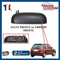 Partsline TüRgriff AußEn Rechts Schwarz FüR Nissan Micra K11 1992-2003 1 StüCk