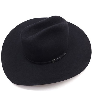 Rodeo King Black 5XXXXX Beaver Quality Felt Cowboy Hat Size 7