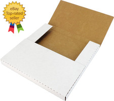 50 12" Variable Depth Record Mailers with One Side White