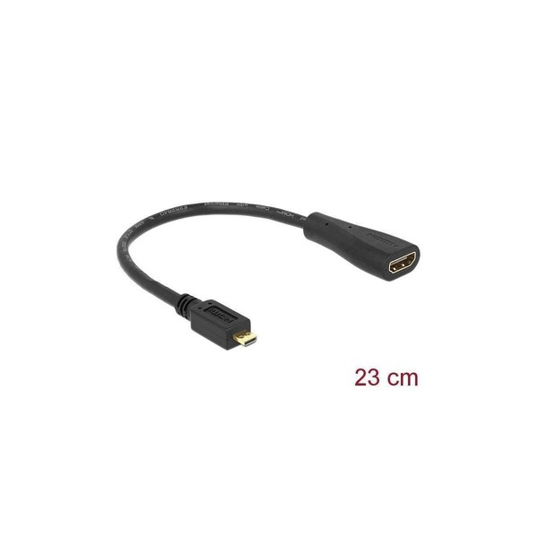 Cable HDMI Alta Velocidad con Ethernet - Conector HDMI Micro-D > HDMI-A...