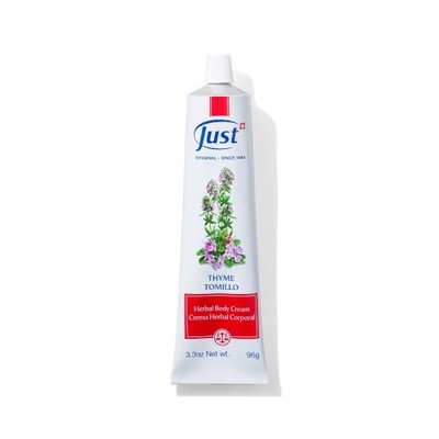 Swiss JUST Crema Herbal Corporal Tomillo Herbal Body Cream Thyme 3.3 oz - 96 gr.