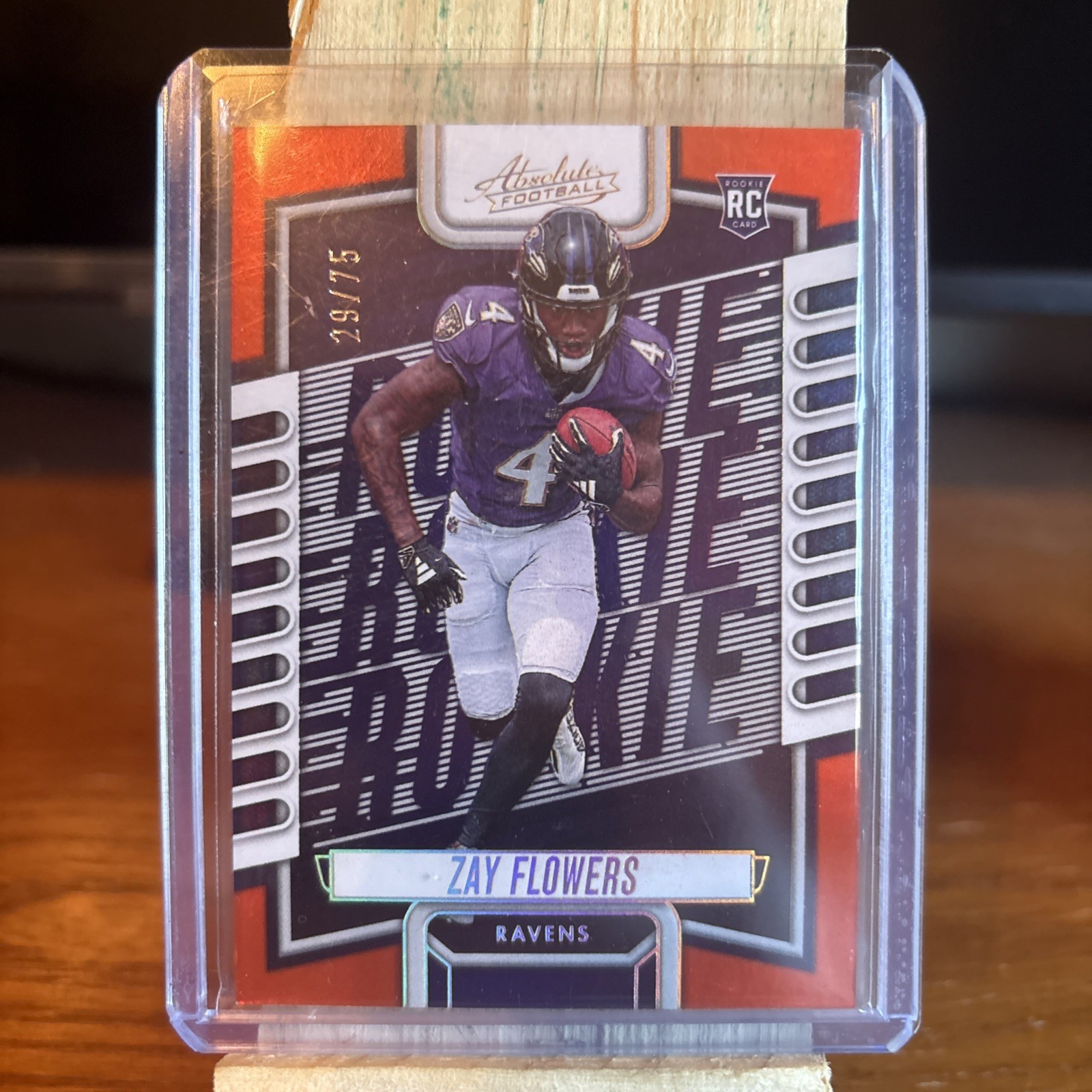 2023 Panini Absolute - Rookies Zay Flowers #111 Spectrum Orange /75 (RC)