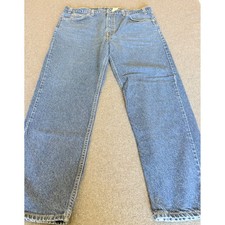 Levi's 505 W40 39 L30 Vintage 90s Orange Tab Regular Fit Jeans Blue Denim