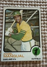 1973 Topps - High Number Angel Mangual #625 EX