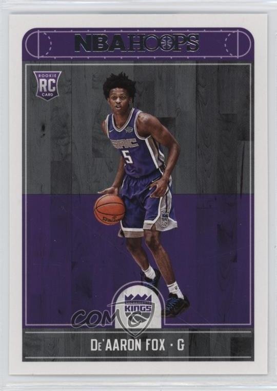2017-18 Panini NBA Hoops De'Aaron Fox #255 0zc4