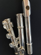 1936 Vintage Flute H.N. White Company Head Joint is likely Silver.