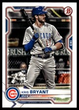 Kris Bryant 2021 Bowman #58 Chicago Cubs MLB READ FREE SHIPPING AutographDen