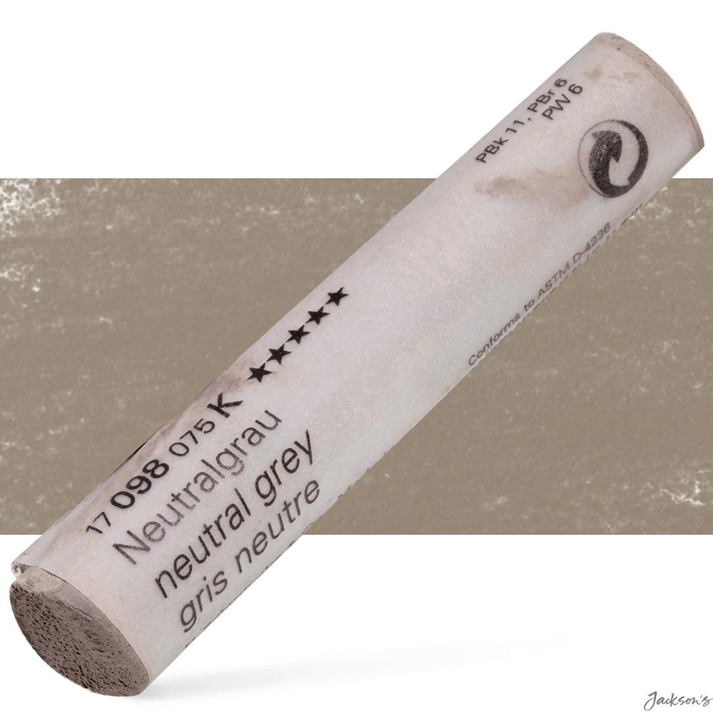 Schmincke Soft Pastel Stick Artist Pigment Neutral Grey 98K For Drawing